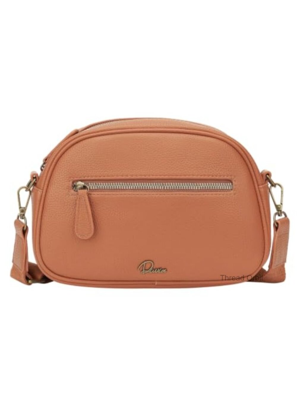 Vegan Leather Small Crossbody Bag Mini Dome Purse Adjustable Strap